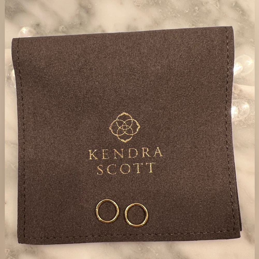 Kendra Scott Keeley Huggies 18K Gold